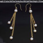 Attractive Jhumka Earring Brass With 18k Gold Plated In Round Shape
