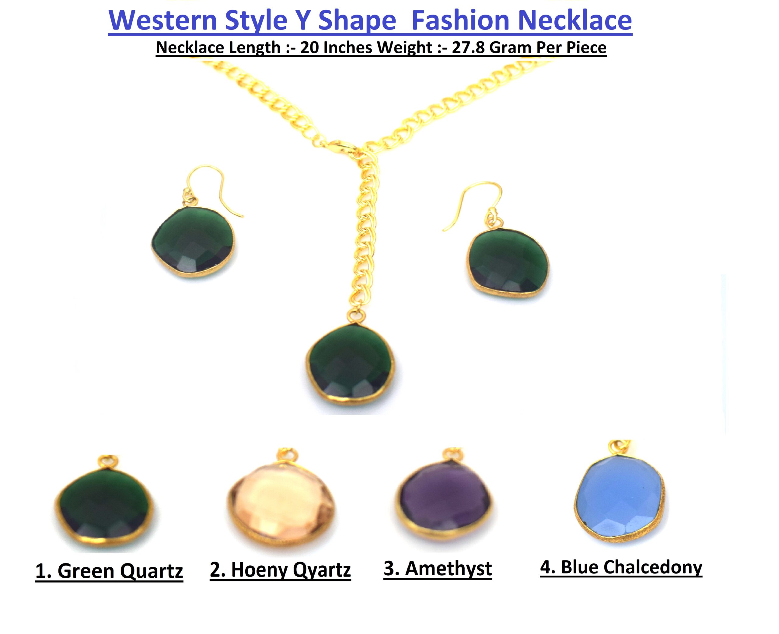 Western Y shape Fashion Necklace