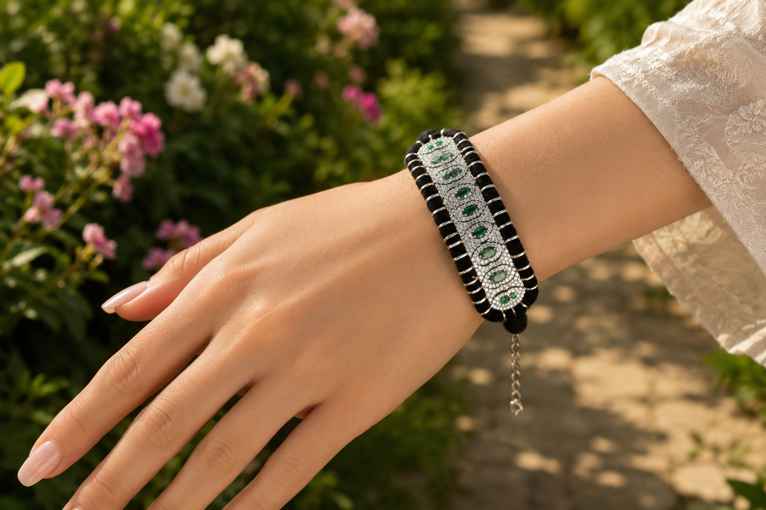 Elegant Emerald & Diamond Bracelet for Special Occasions