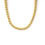 Round Bead Connector Chain 18K Gold Finish Wholesale Jewelry Chain